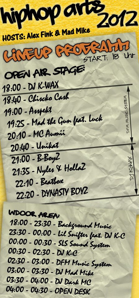 Hiphop-Arts-Mainburg-lineup-2012